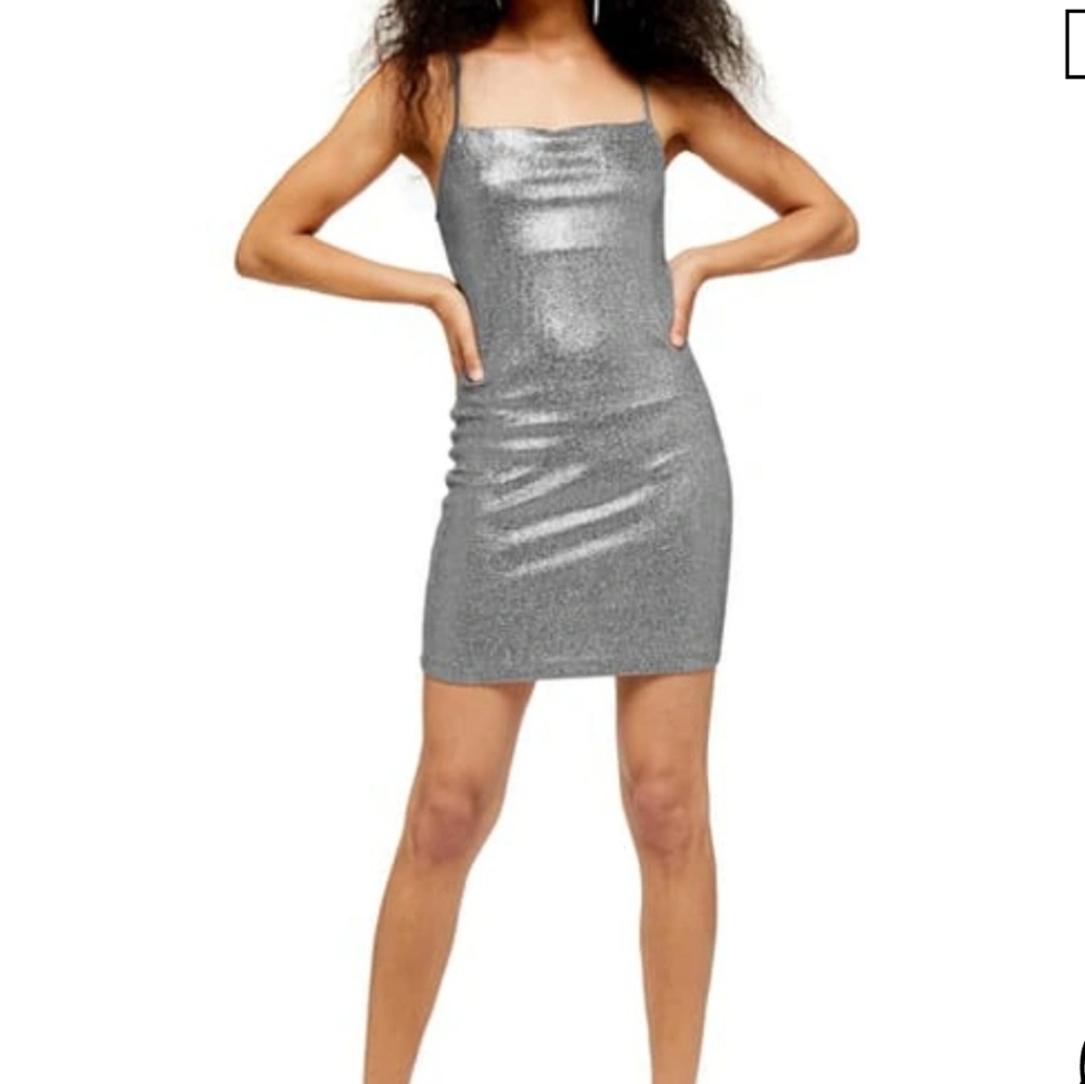 NWT holographic/foil bodycon dress